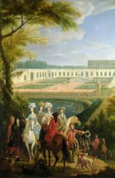 View of the Orangerie at Versailles, after 1697 (oil on canvas) | Obraz na stenu