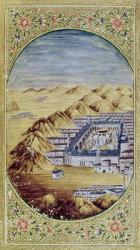 Mecca surrounded by the Mountains of Arafa (gouache on paper) | Obraz na stenu