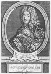 Portrait of Jean de La Bruyère (engraving) | Obraz na stenu