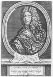 Portrait of Jean de La Bruyère (engraving) | Obraz na stenu