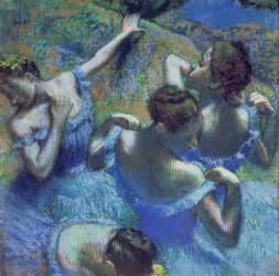 Blue Dancers, c.1899 (pastel) | Obraz na stenu