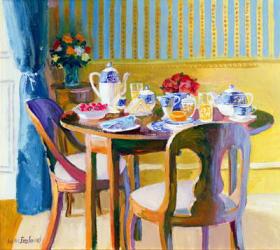 Breakfast Table (oil on board) | Obraz na stenu