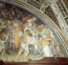 Road to Calvary (fresco) (detail) | Obraz na stenu