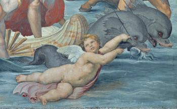 The Triumph of Galatea, 1512-14 (fresco) (detail of 56473) | Obraz na stenu