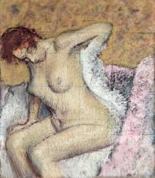 After the Bath (pastel & gouache on paper) | Obraz na stenu