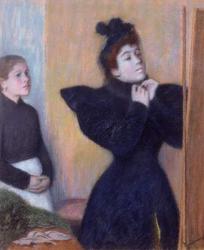Preparing to To Out, 1894 (pastel) | Obraz na stenu