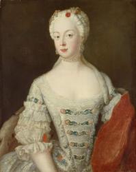 Crown Princess Elisabeth Christine von Preussen, c.1735 (oil on canvas) | Obraz na stenu