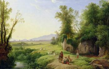 The Grove of Egeria (oil on canvas) | Obraz na stenu