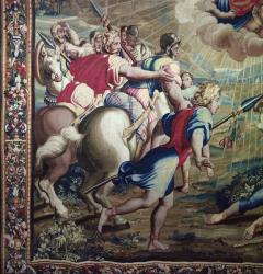 Tapestry depicting the Acts of the Apostles, the Conversion Saint Paul (detail of Saint Paul's companions), woven at the Beauvais Workshop under the direction of Philippe Behagle (1641-1705), 1695-98 (wool tapestry) | Obraz na stenu