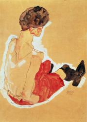 Seated Woman, 1911 (tempera) | Obraz na stenu