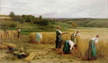 Harvest, 1874 (oil on canvas) | Obraz na stenu