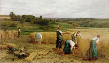 Harvest, 1874 (oil on canvas) | Obraz na stenu