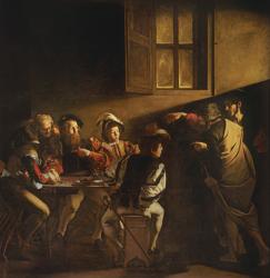 The Calling of St. Matthew, c.1598-1601 (oil on panel) | Obraz na stenu