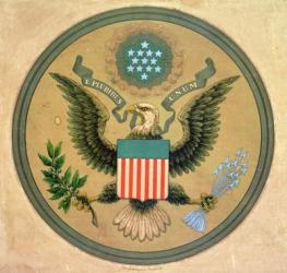 Great Seal of the United States, c.1850 (litho) | Obraz na stenu