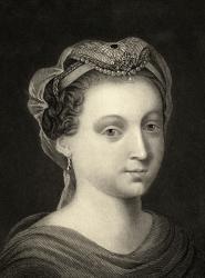 Mary Queen of Scots (1542-87) (engraving) | Obraz na stenu