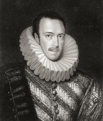 Portrait of Philip Howard (1557-95) 13th Earl of Arundel, from 'Lodge's British Portraits', 1823 (litho) | Obraz na stenu