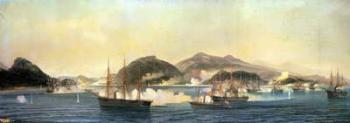 The Second Battle of Shimonoseki, 5th September 1864, 1868 (oil on canvas) | Obraz na stenu