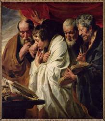 The Four Evangelists (oil on canvas) | Obraz na stenu