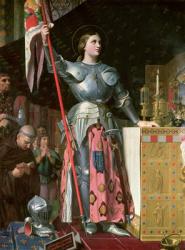 Joan of Arc (1412-31) at the Coronation of King Charles VII (1403-61) 17th July 1429, 1854 (oil on canvas) | Obraz na stenu