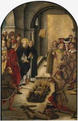 St. Dominic de Guzman and the Albigensians, 1493-99 (oil on panel) | Obraz na stenu