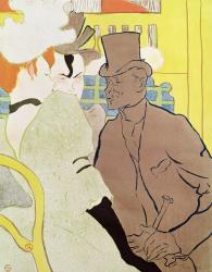 The Englishman at the Moulin Rouge, 1892 (colour litho) | Obraz na stenu