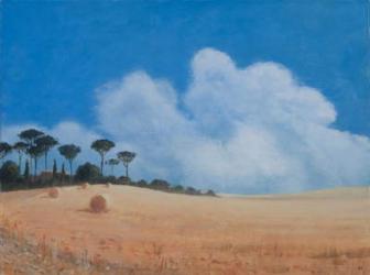 Landscape near Paganico, 2012 (acrylic on canvas) | Obraz na stenu