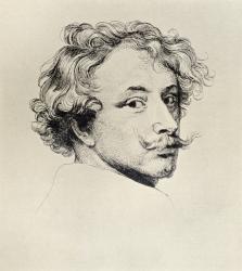 Self portrait, from 'The Print-Collector's Handbook' by Alfred Whitman, published by George Bell & Sons, 1901 (litho) | Obraz na stenu