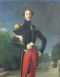 Ferdinand-Philippe (1810-42) Duke of Orleans in the Park at Saint-Cloud, 1843 (oil on canvas) | Obraz na stenu