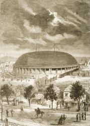 The Mormon Tabernacle, c.1870, from 'American Pictures', published by The Religious Tract Society, 1876 (engraving) | Obraz na stenu