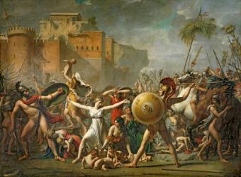 The Sabine Women, 1799 (oil on canvas) | Obraz na stenu