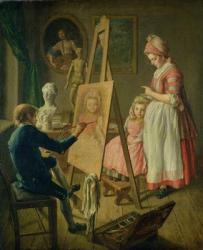 The Young Artist, c.1760 (oil on canvas) | Obraz na stenu
