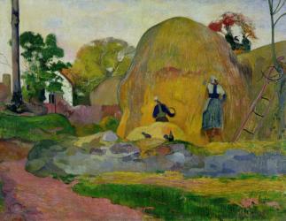 Yellow Haystacks, or Golden Harvest, 1889 (oil on canvas) | Obraz na stenu