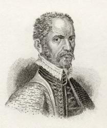 Hubert Goltz, from 'Crabbes Historical Dictionary', published in 1825 (litho) | Obraz na stenu