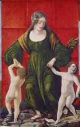 Wife of Hasdrubal and Her Children, c.1490-3 (tempera on poplar panel) | Obraz na stenu