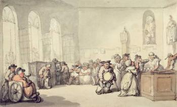 The Pump Room, from 'Scenes at Bath', c.1795 (w/c and pen & ink on paper) | Obraz na stenu