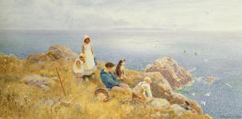 Summer Frolic, 1899 (w/c on paper) | Obraz na stenu