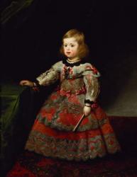 The Infanta Maria Margarita (1651-73) of Austria as a Child (oil on canvas) | Obraz na stenu