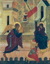 Icon depicting the Annunciation (tempera on panel) | Obraz na stenu