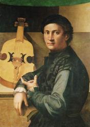 The Viola Player (oil on canvas) | Obraz na stenu