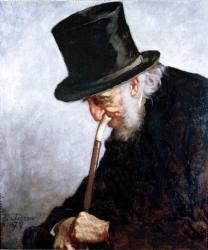 A Retired Sea Captain from Massachusetts, 1879 (oil on canvas) | Obraz na stenu