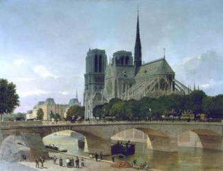 Notre Dame, Paris, 1884 | Obraz na stenu