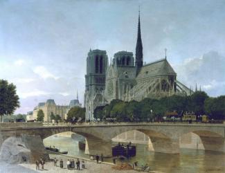 Notre Dame, Paris, 1884 | Obraz na stenu