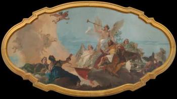 The Glorification of the Barbaro Family, c.1750 (oil on canvas) | Obraz na stenu