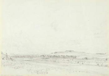 Old Sarum at Noon, 1829 (graphite on wove paper) | Obraz na stenu