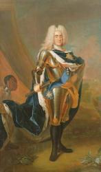 King Augustus II of Poland, before 1730 (oil on canvas) | Obraz na stenu