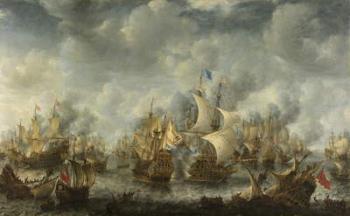 The Battle of Terheide, 1653-66 (oil on canvas) | Obraz na stenu