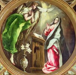 The Annunciation, 1597-1603 (oil on canvas) | Obraz na stenu