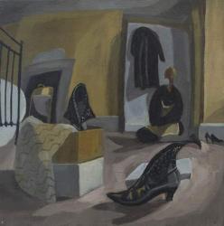 Gina Shoes, 1995, (oil on canvas) | Obraz na stenu