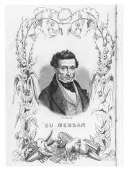 Théophile Marion Dumersan, 1847 (engraving) | Obraz na stenu