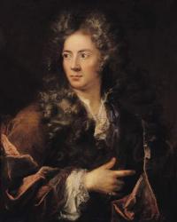 Portrait of Gerard Audran (1640-1703) (oil on canvas) | Obraz na stenu